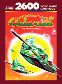 Galaxian Atari 2600  box art